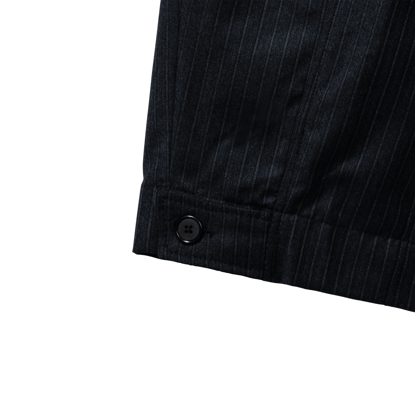 DARK GREY PINSTRIPE TROUSERS