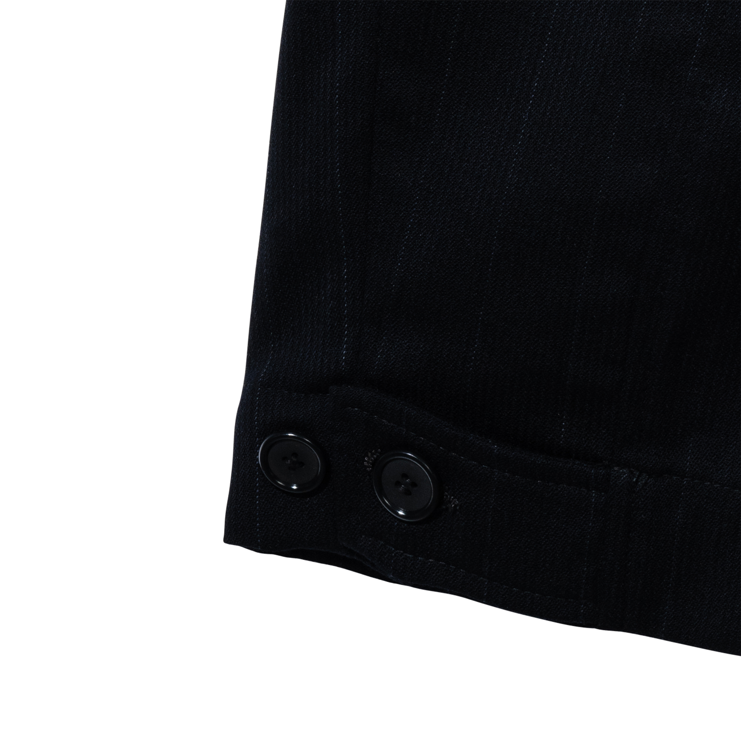BLACK w/ GREY PINSTRIPE TROUSERS