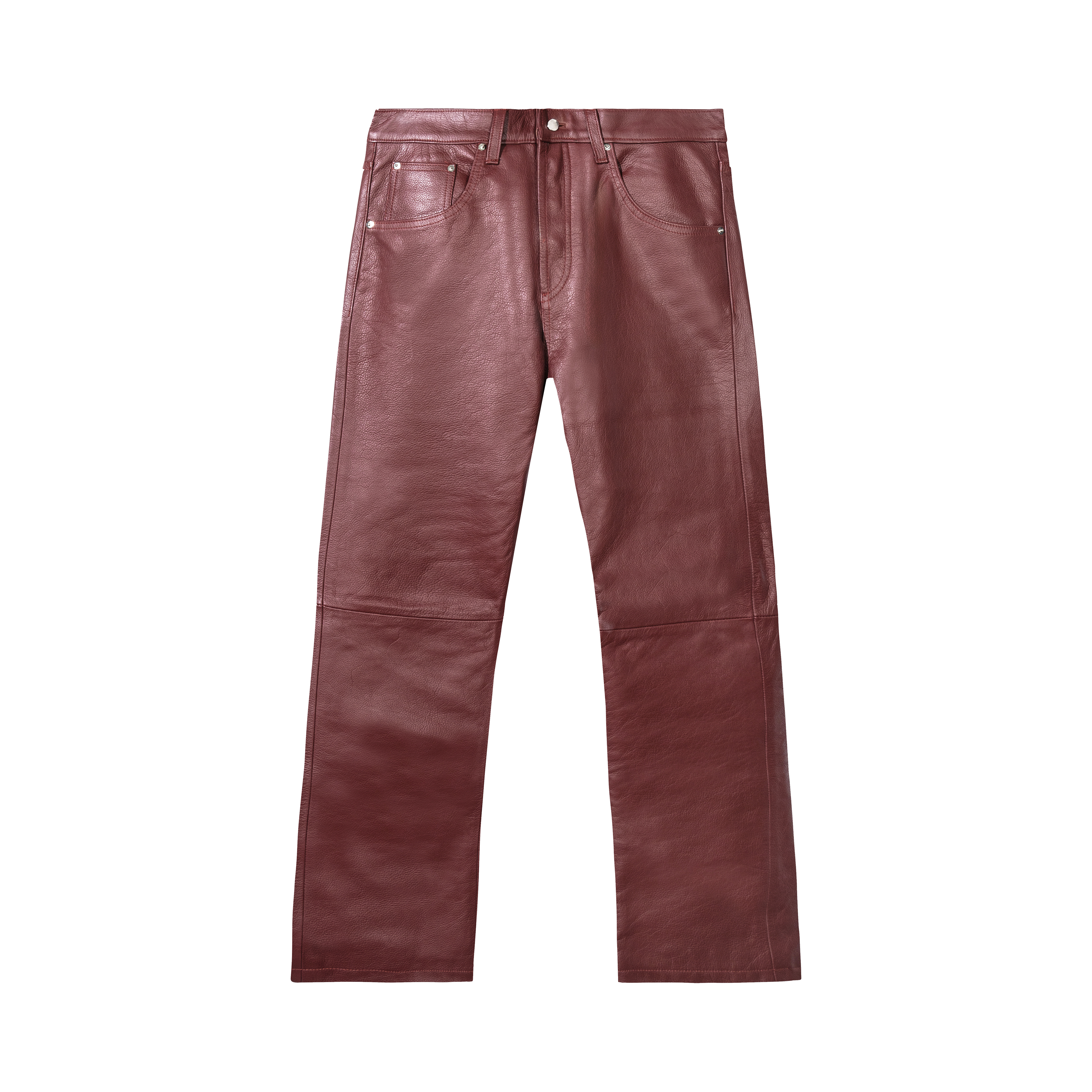 DD STRAIGHT LEG LEATHER PANTS