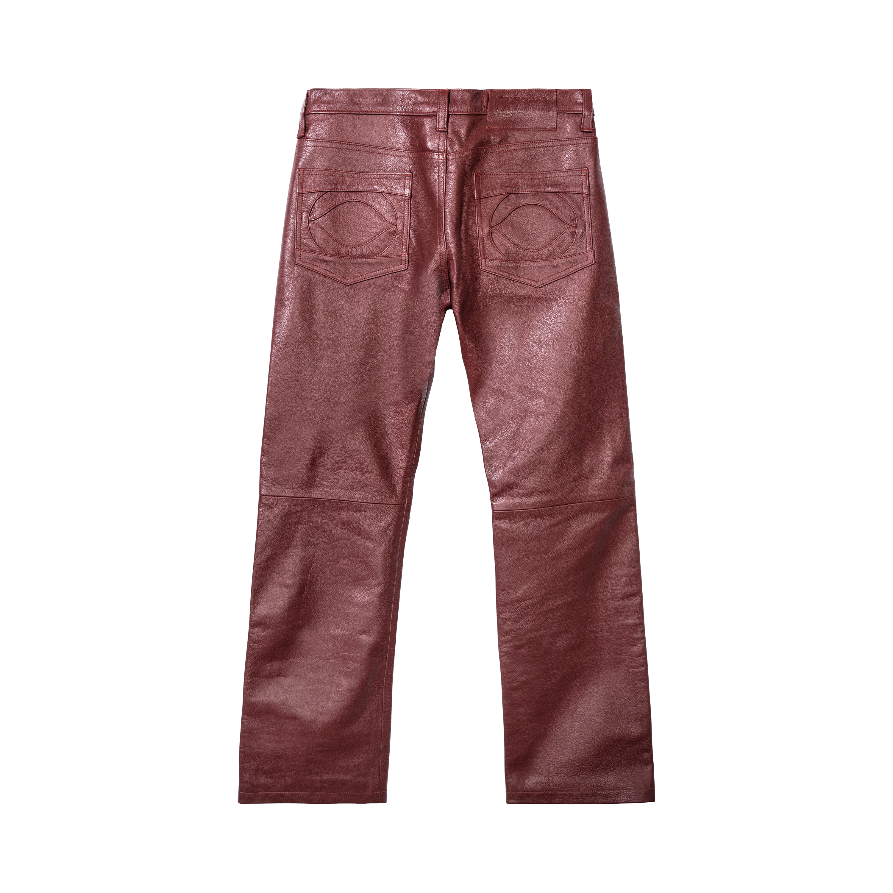 DD STRAIGHT LEG LEATHER PANTS
