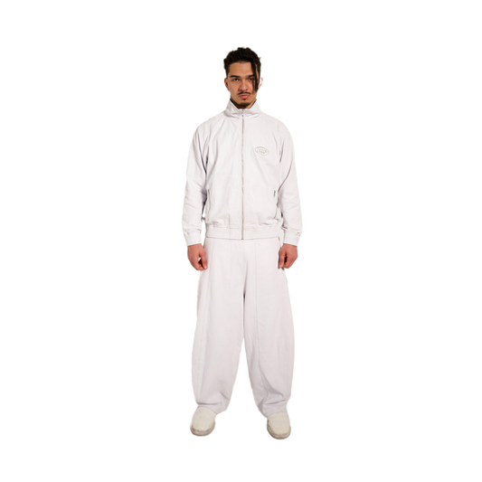 GLACE LEATHER TRACK JACKET