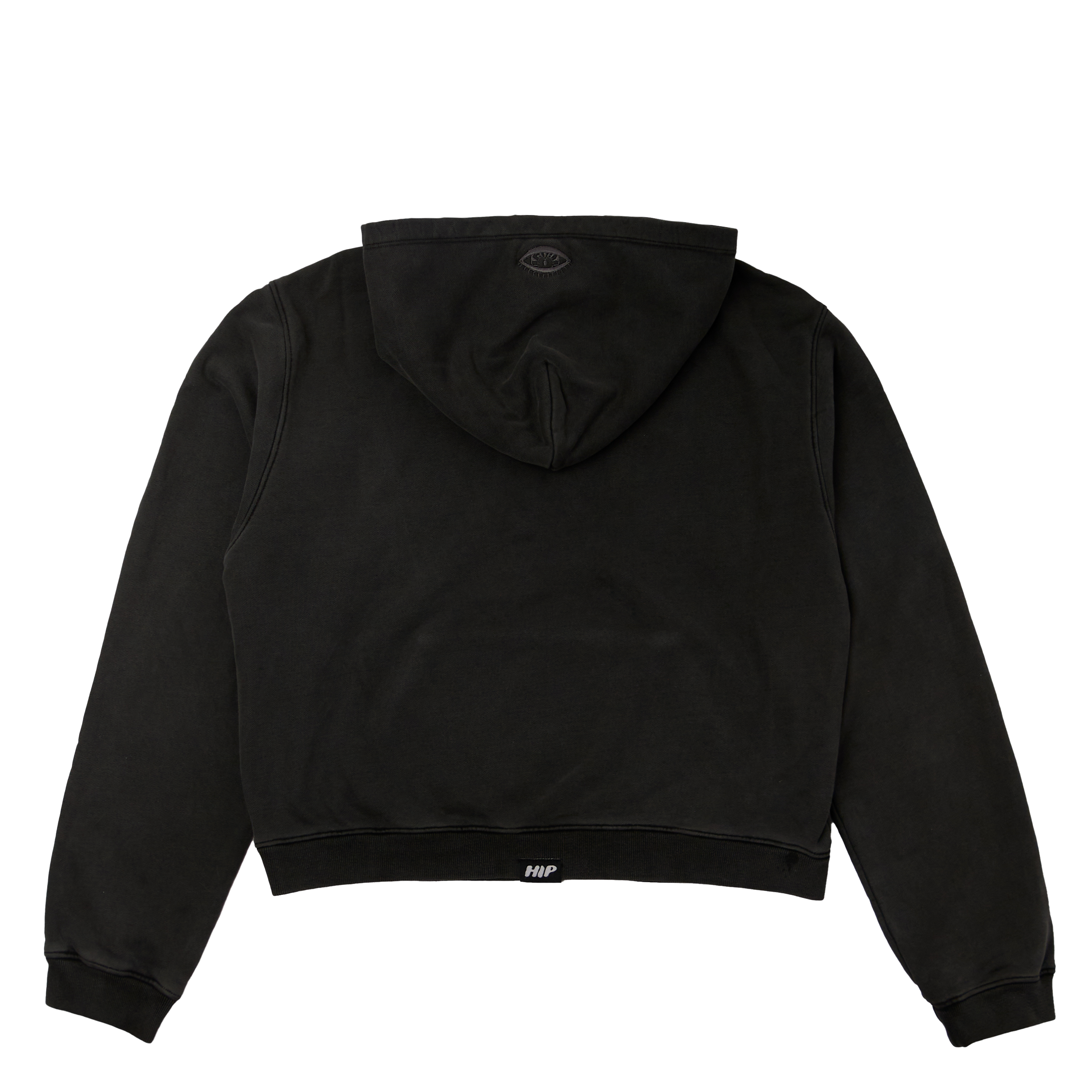 HAPPINESS IS PRIORITY CROP HOODIE