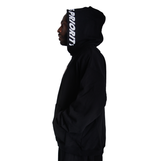 HIP HIPPU HOODIE - BLACK