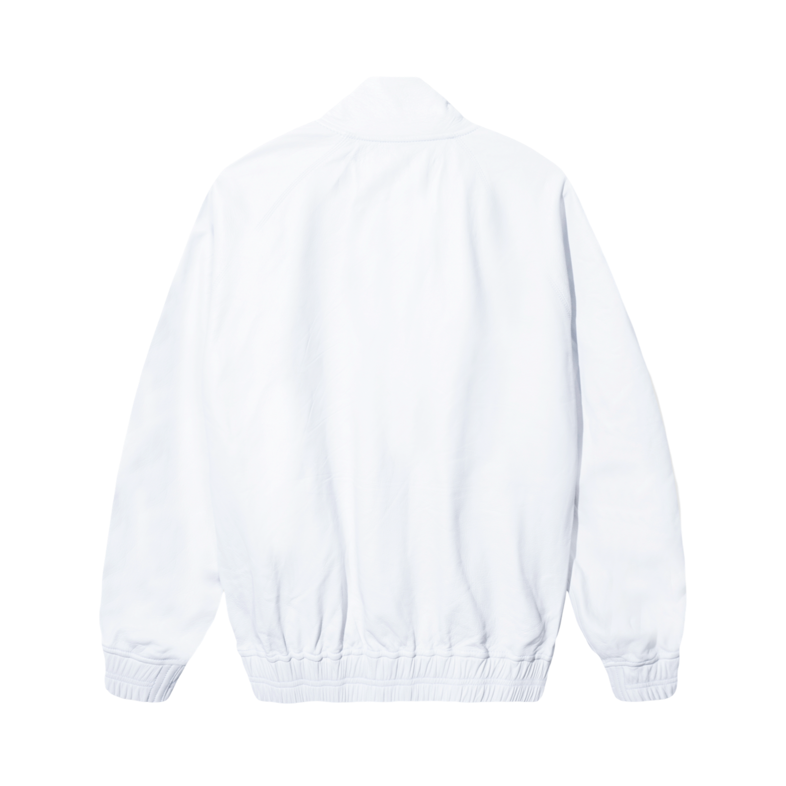 GLACE LEATHER TRACK JACKET