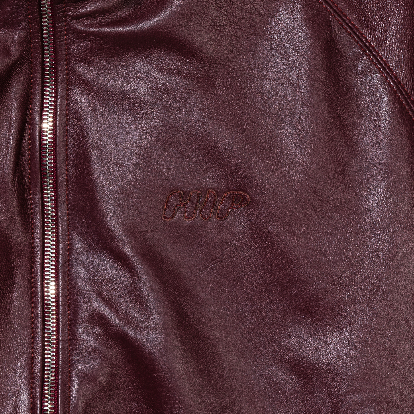 WINE & DINE LEATHER TRACK JACKET