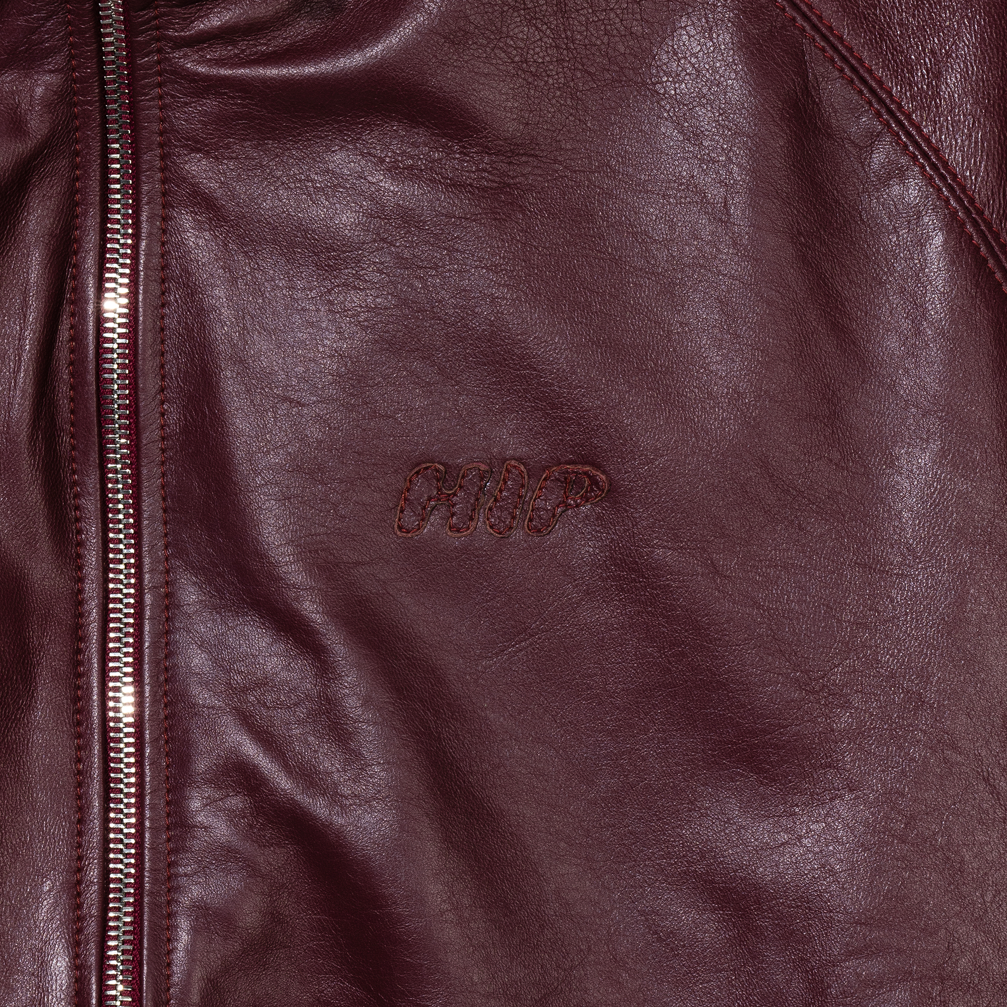 WINE & DINE LEATHER TRACK JACKET