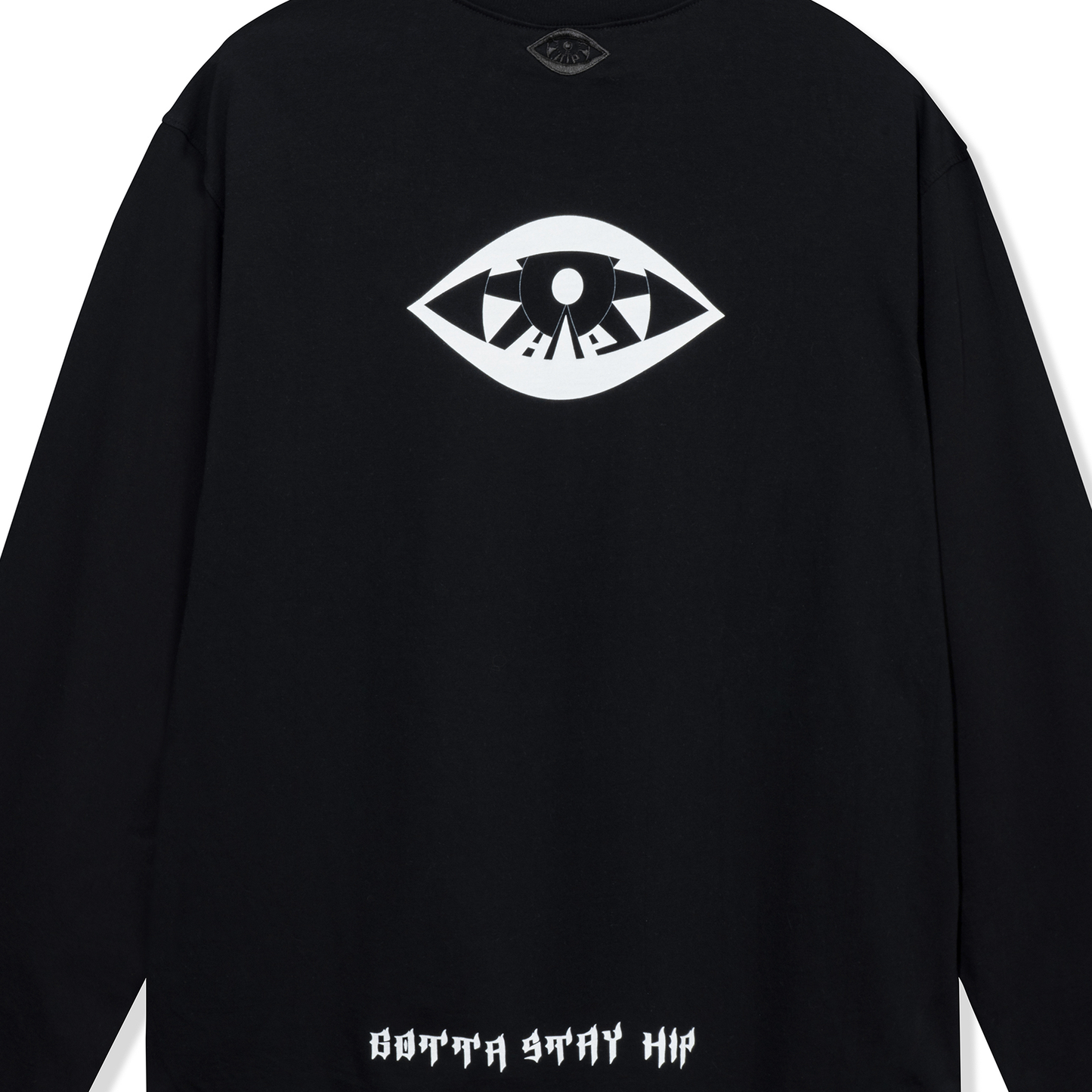 HAPPINESS IS PRIORITY L/S T-SHIRT -BLACK