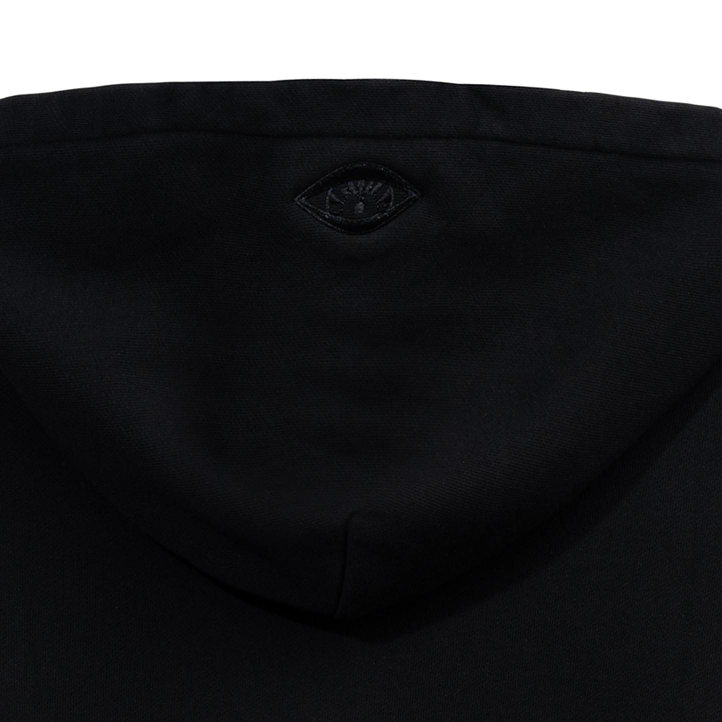 CROP GRUNGE ZIP UP - NOIR