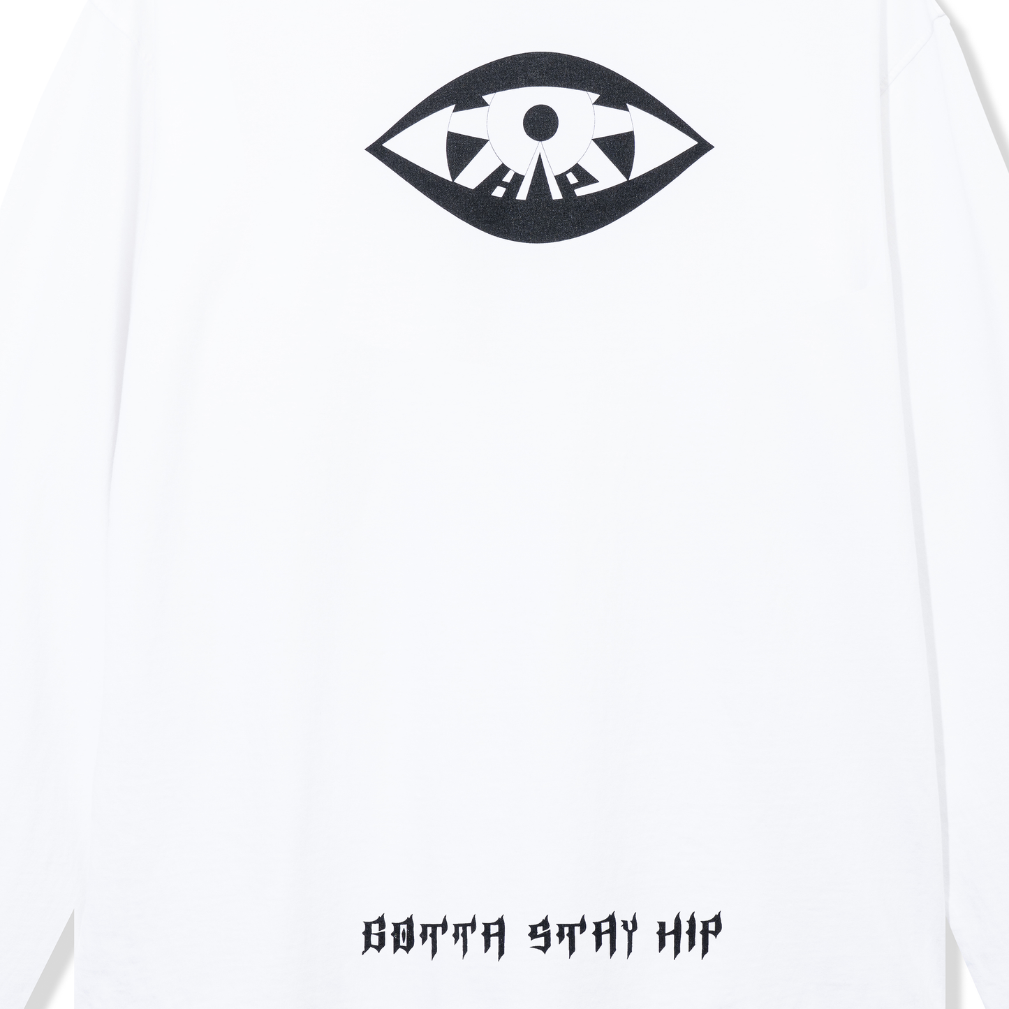 HAPPINESS IS PRIORITY L/S T-SHIRT - BLANCO