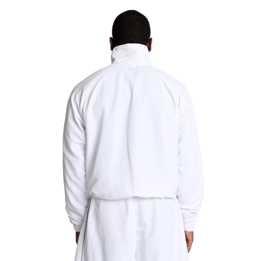 ACTIVE 3M NYLON TRACK JACKET - BLANCO