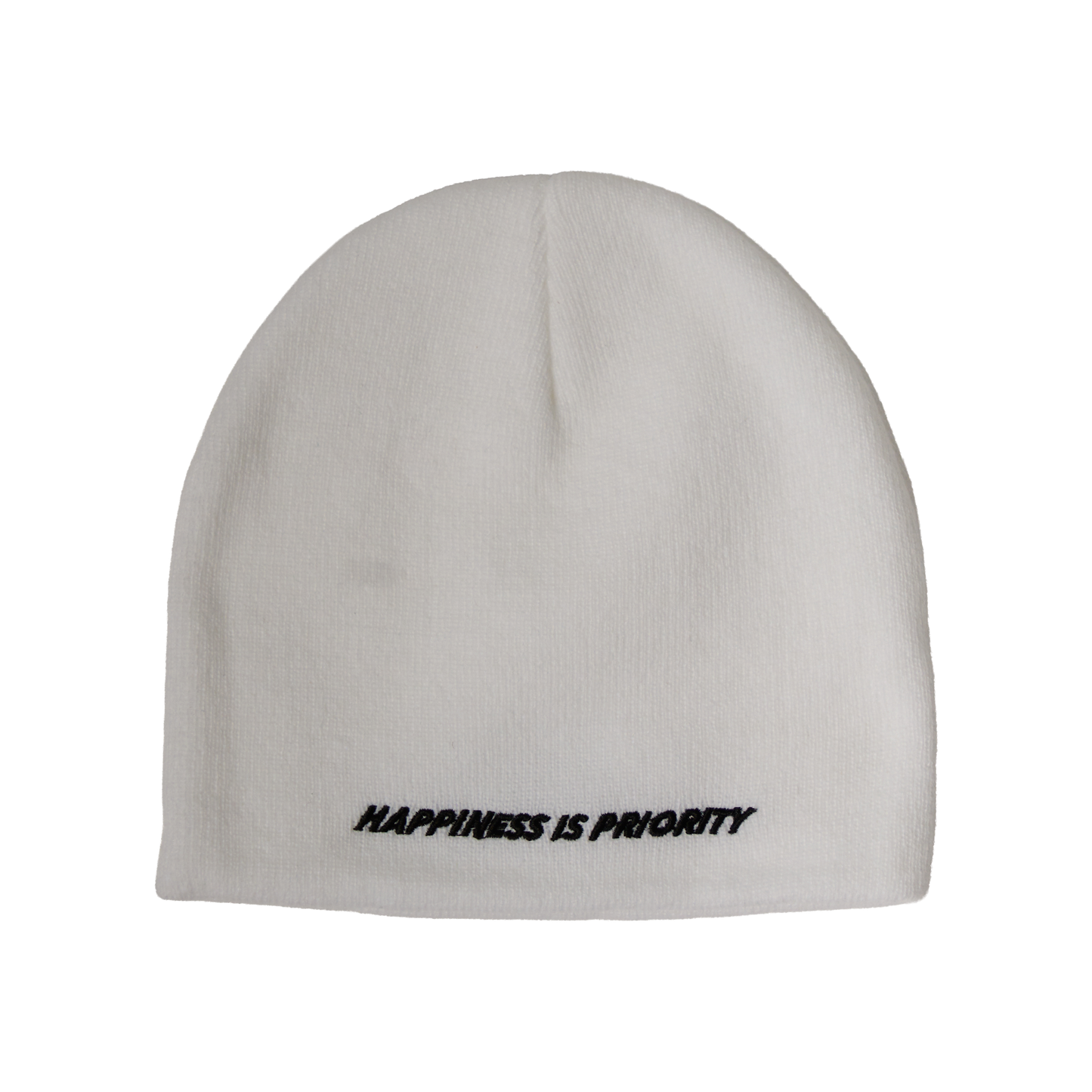 HAPPINESS IS PRIORITY TOQUE - BLANCO