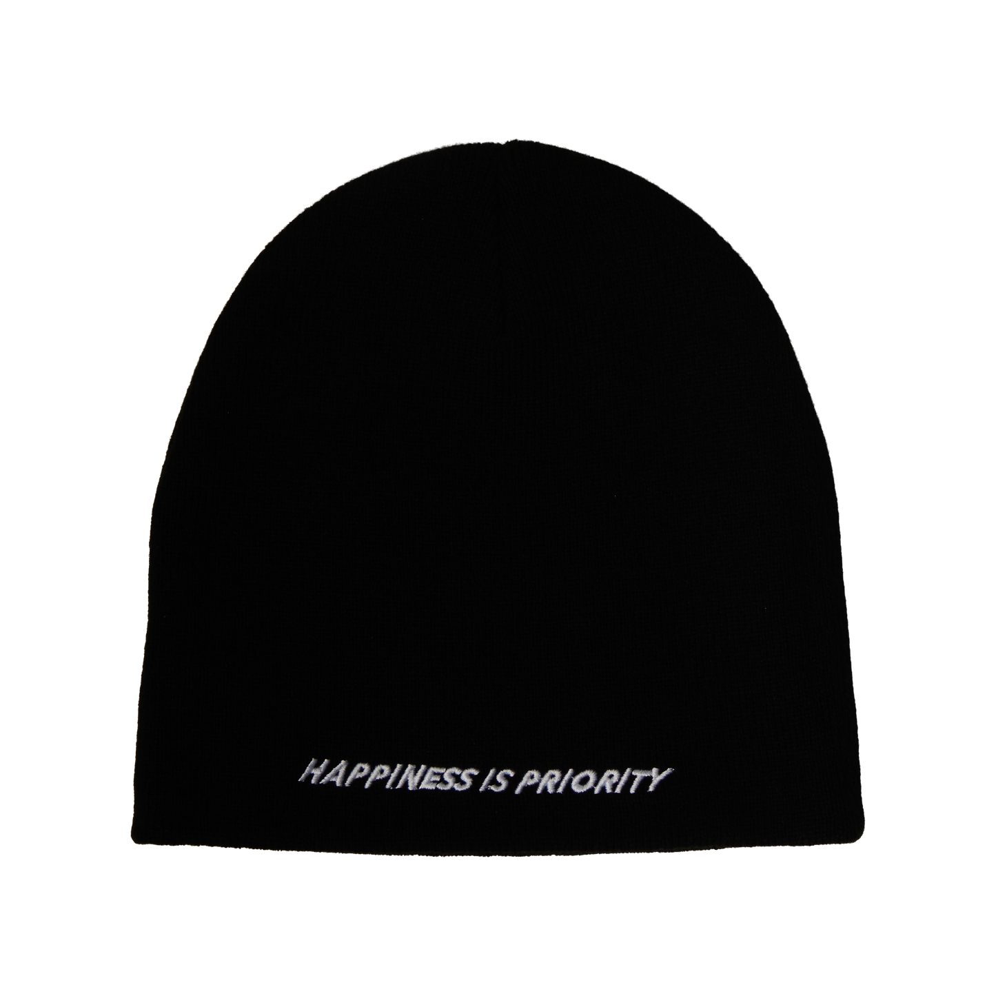 HAPPINESS IS PRIORITY TOQUE - NOIR