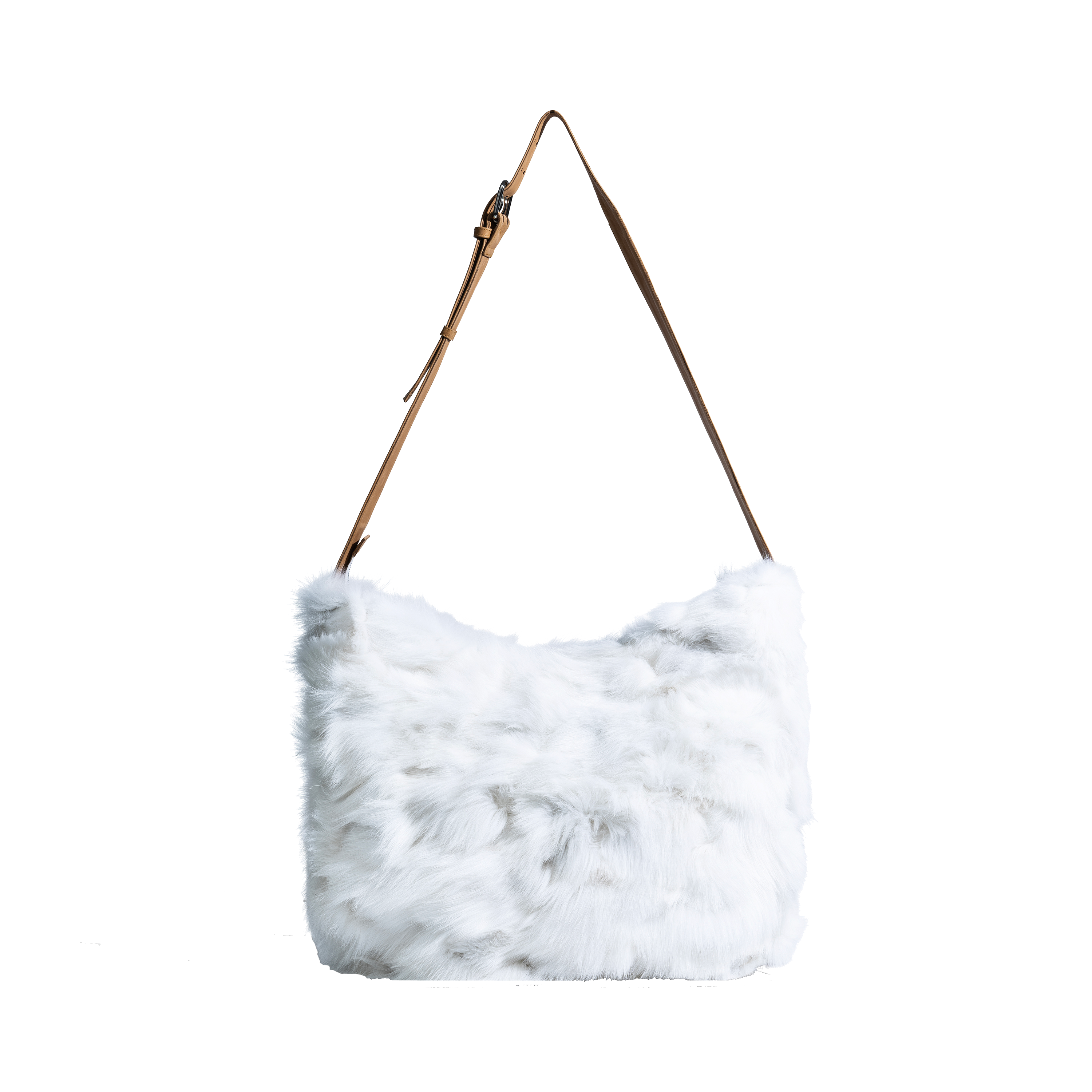 RABBIT SHOULDER BAG - WHITE