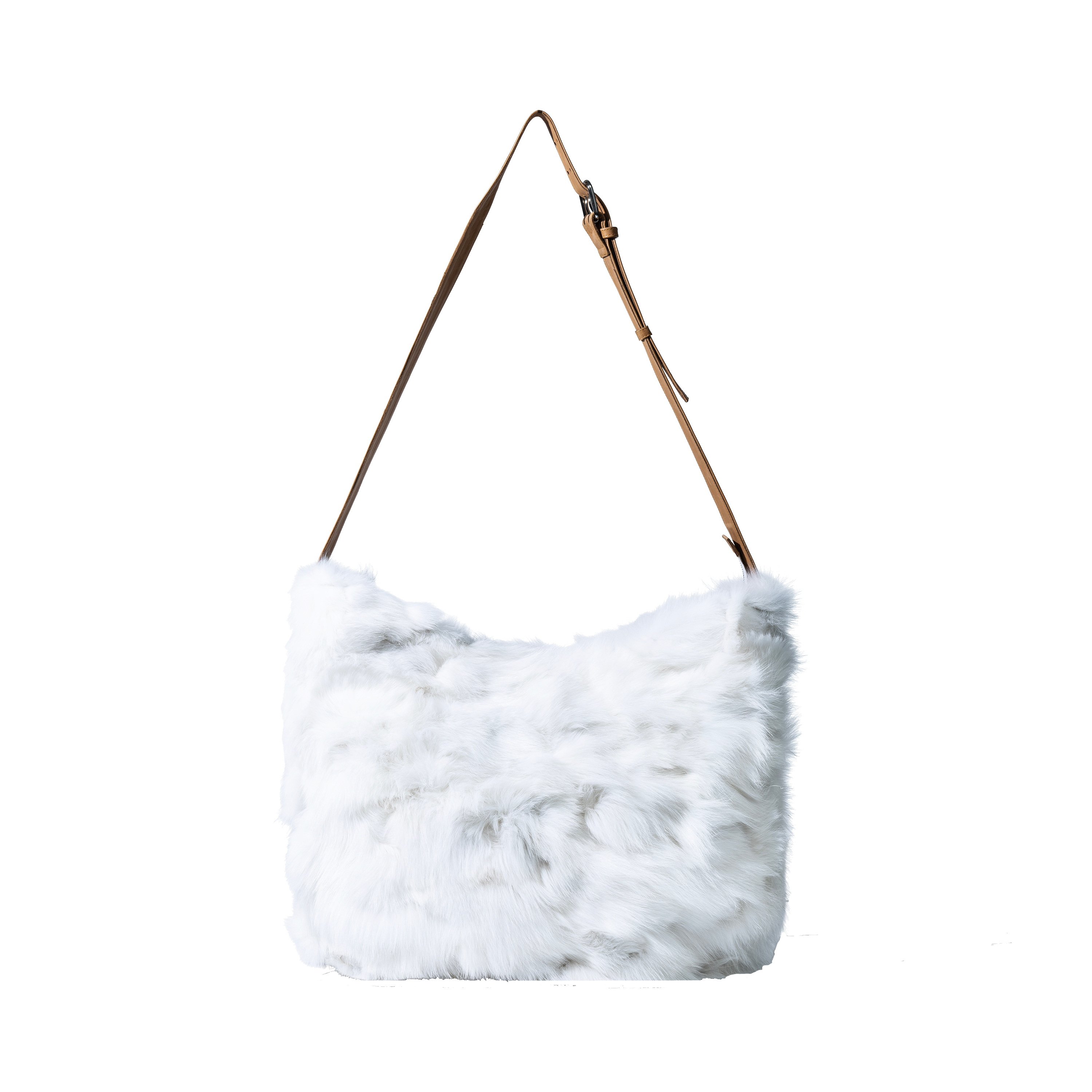 RABBIT SHOULDER BAG - WHITE