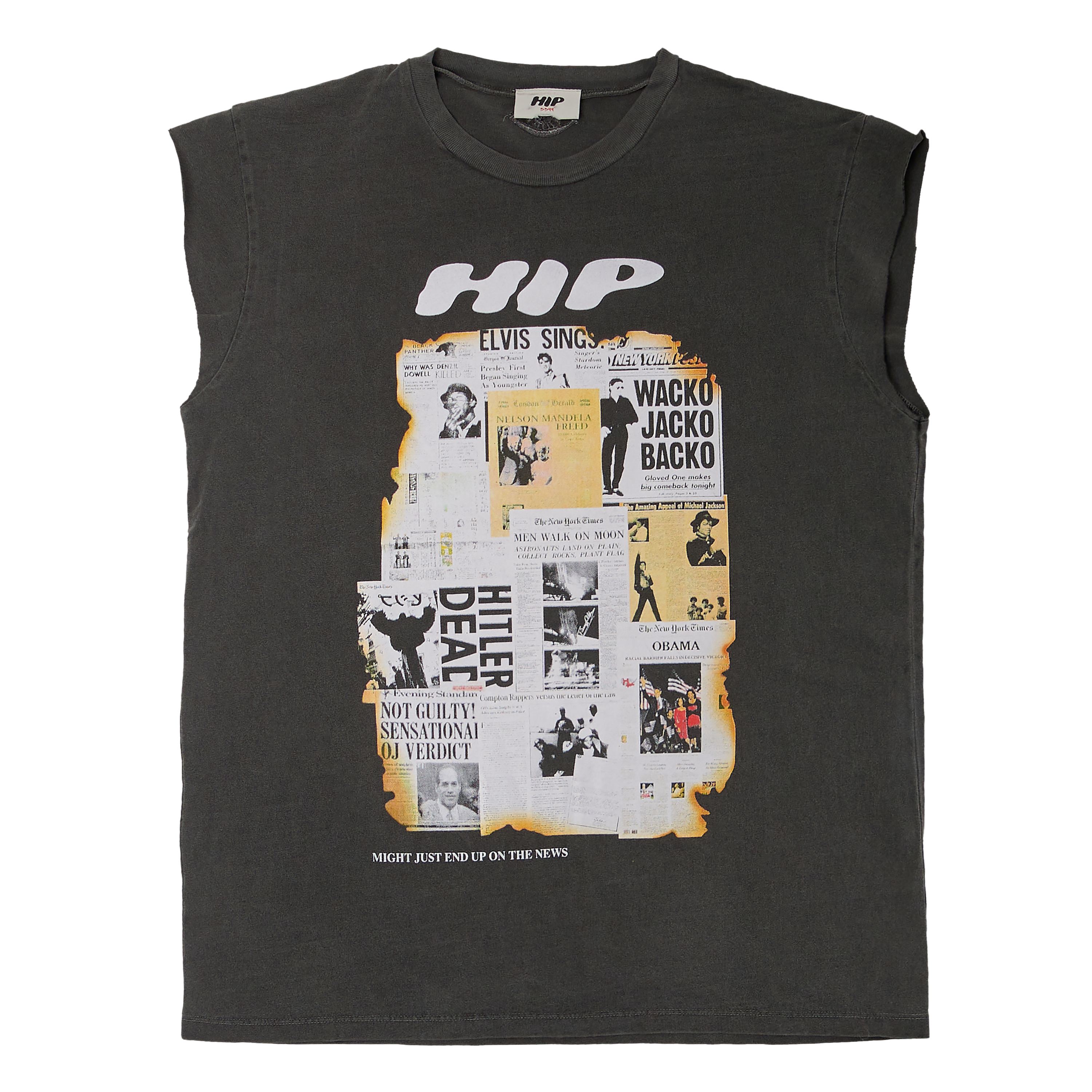 LEAD STORY CUT OFF TEE