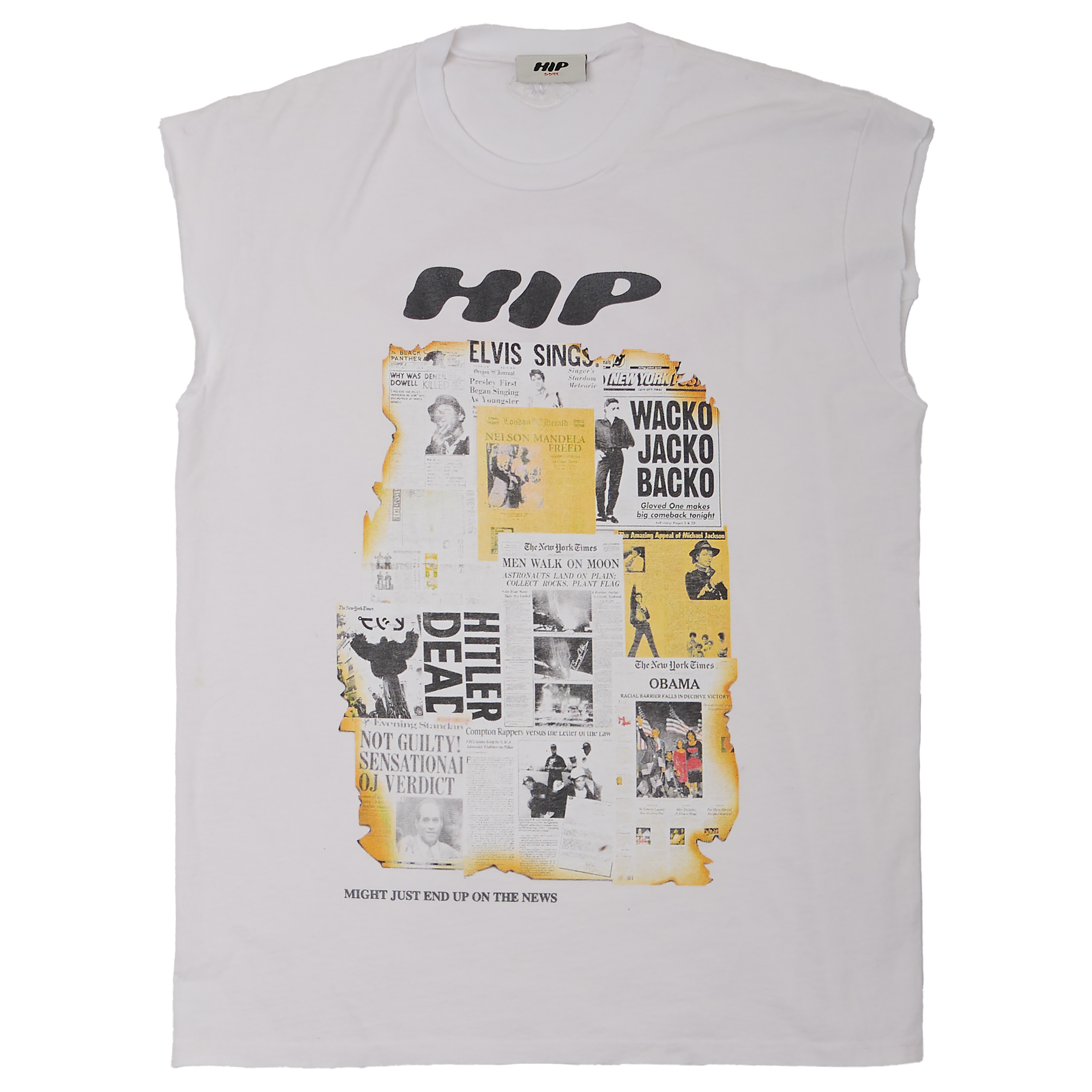 LEAD STORY CUT OFF TEE