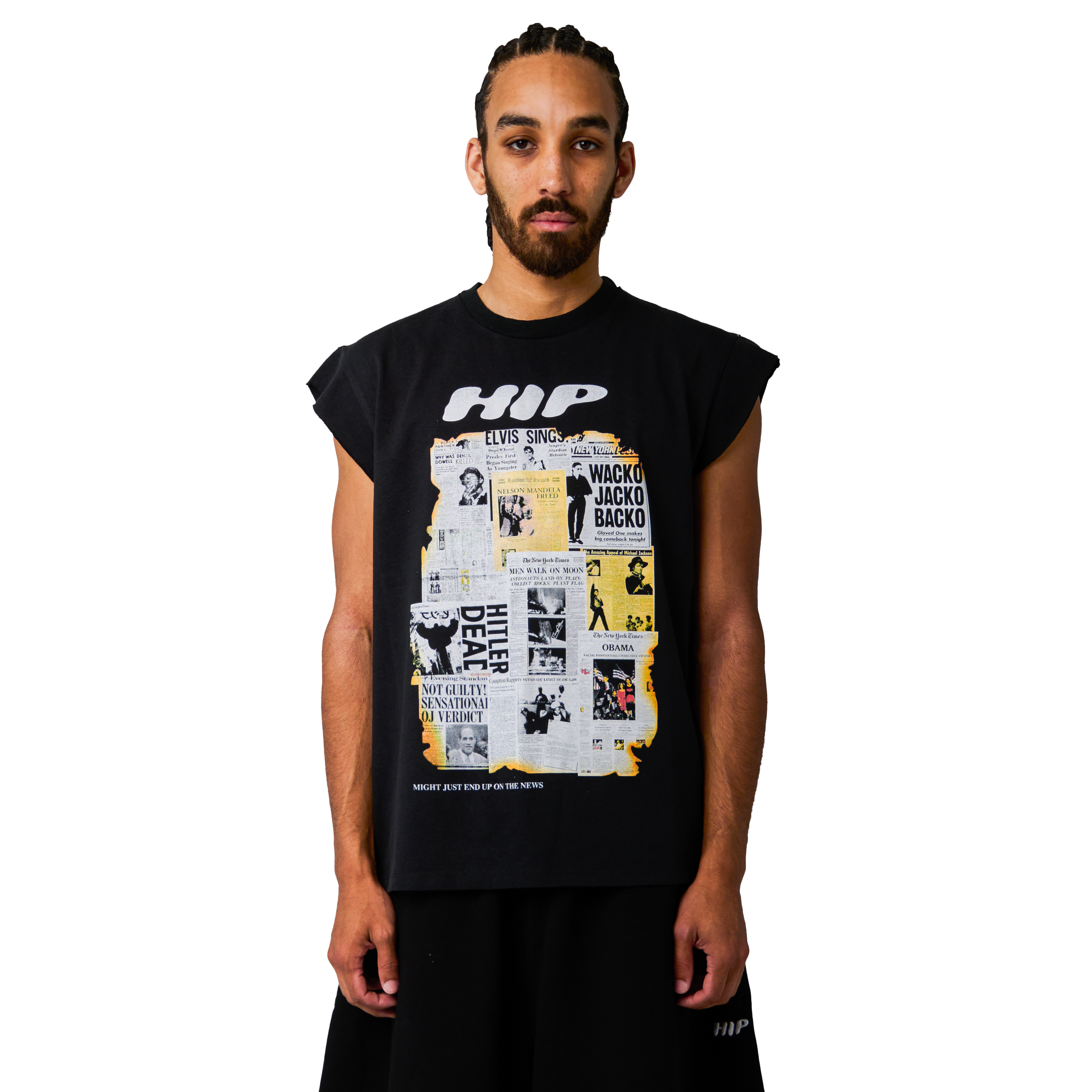 LEAD STORY CUT OFF TEE