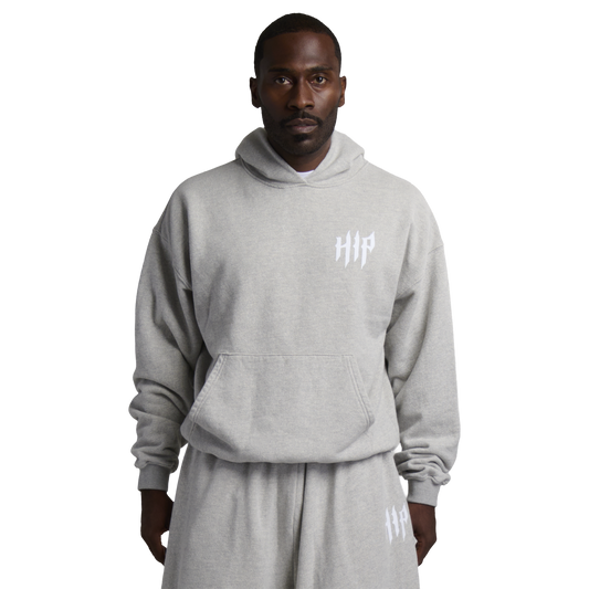 CORE HEATHER HOODIE - HEATHER GREY