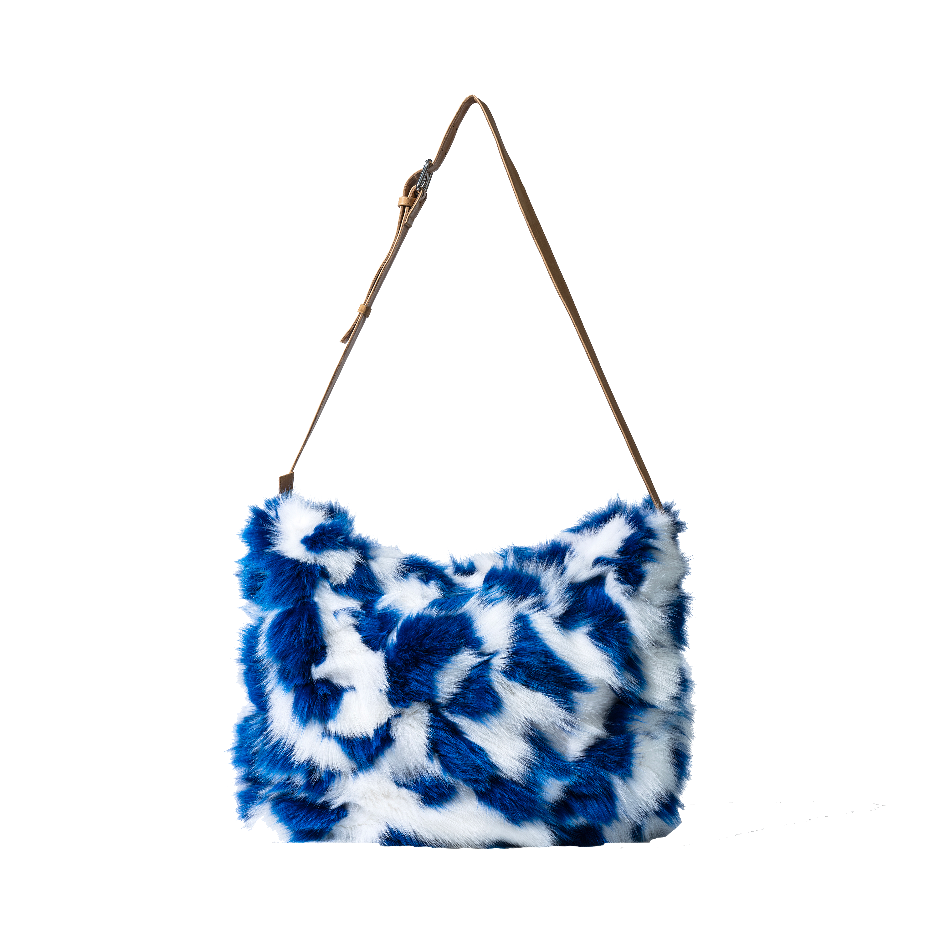 RABBIT SHOULDER BAG - BLUE & WHITE