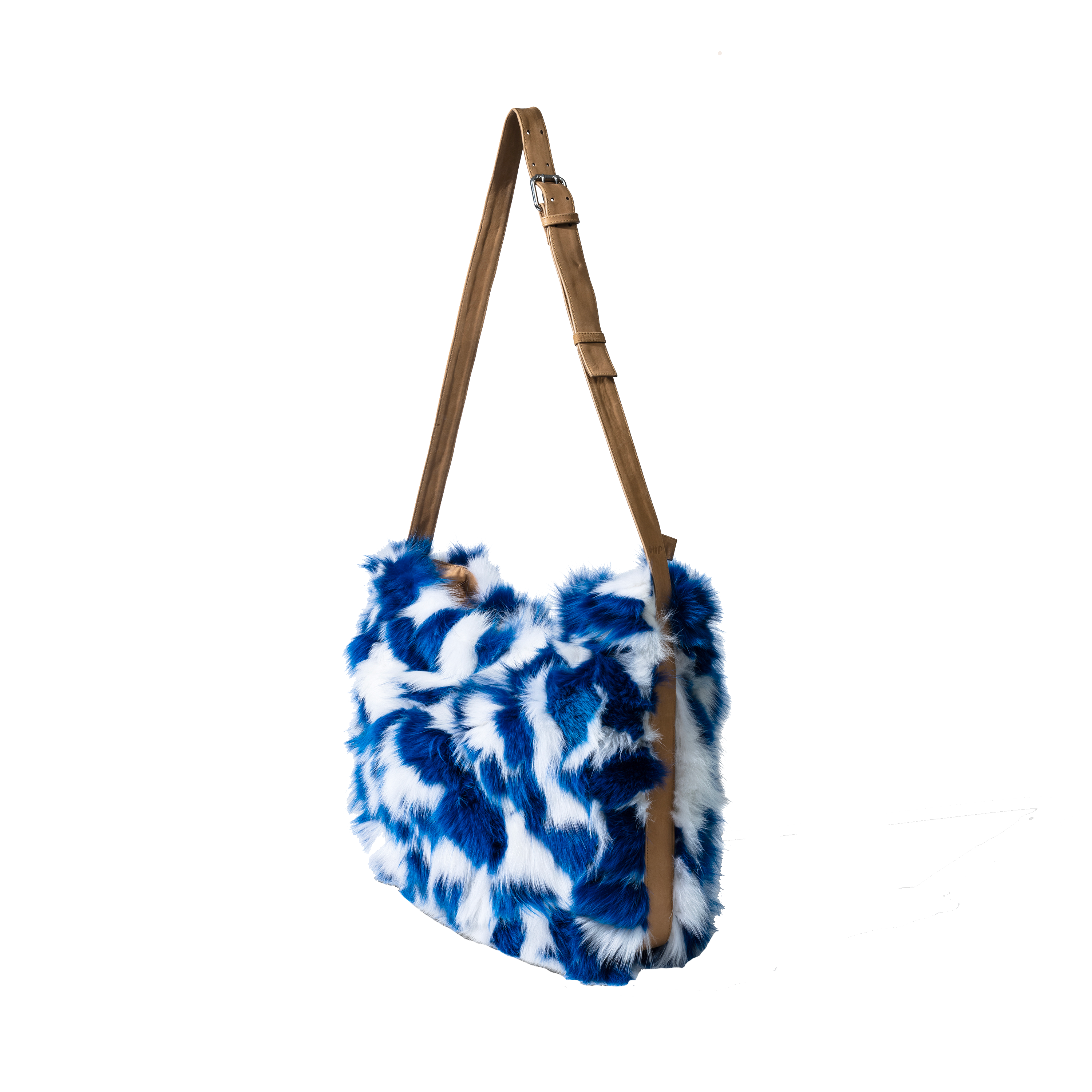 RABBIT SHOULDER BAG - BLUE & WHITE