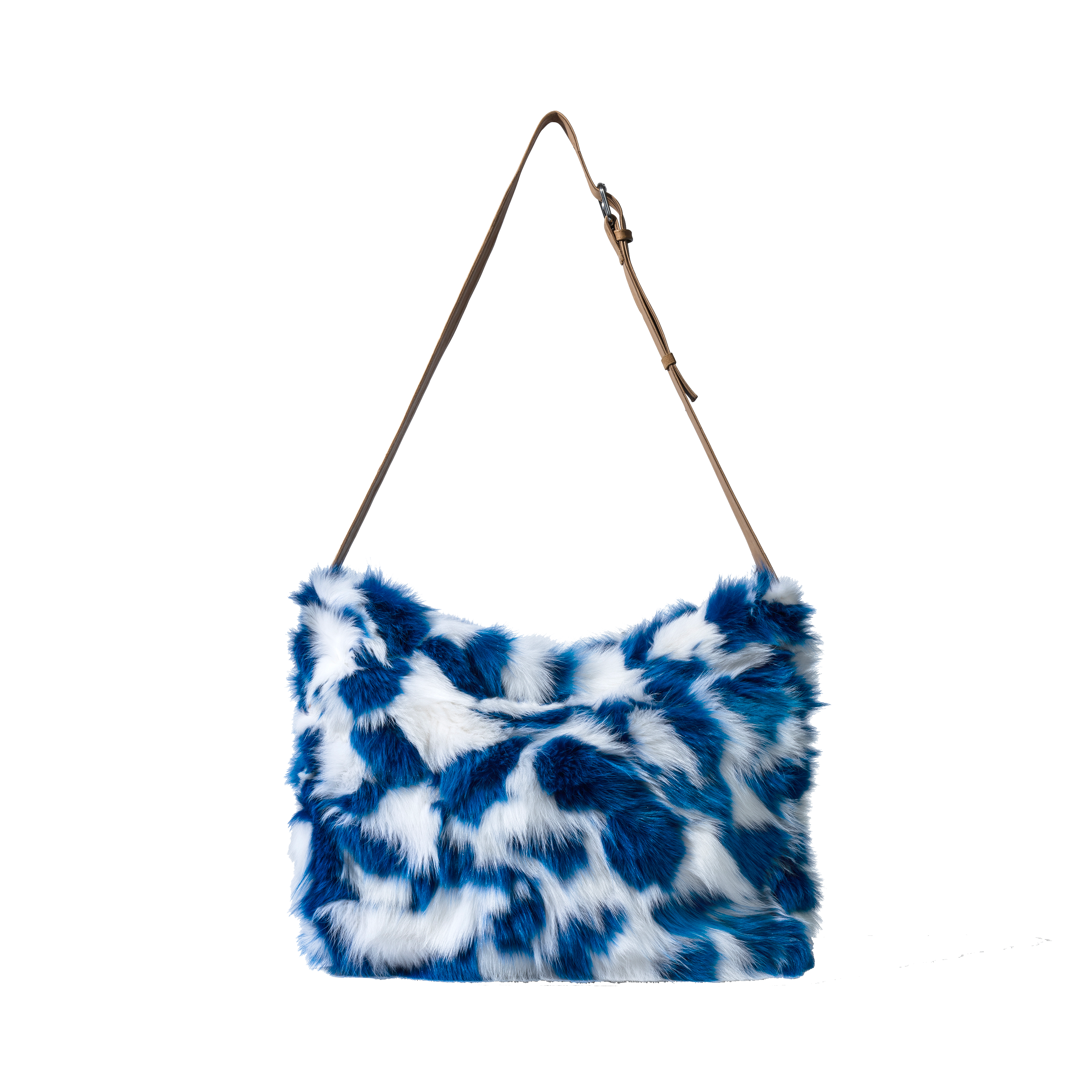 RABBIT SHOULDER BAG - BLUE & WHITE