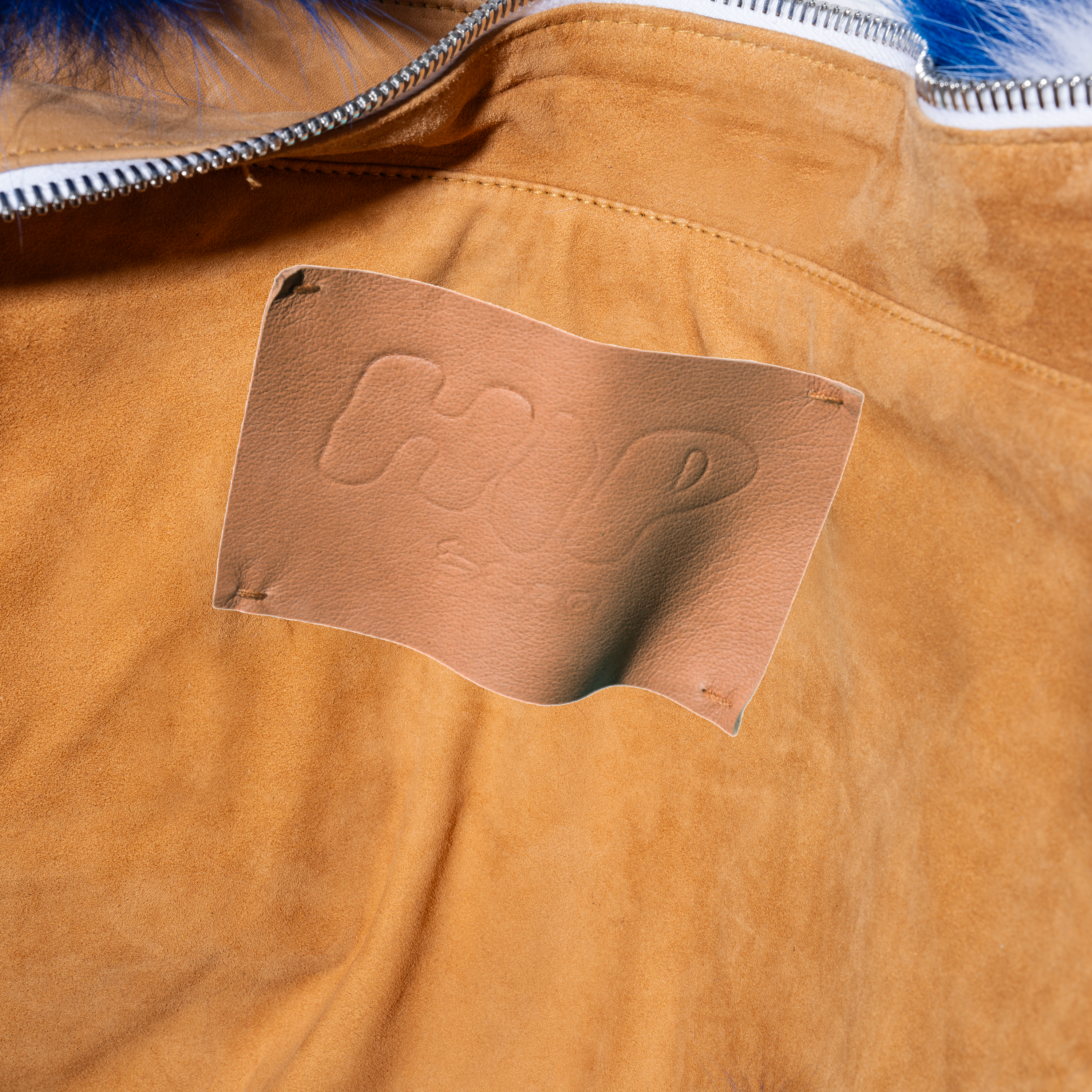 RABBIT SHOULDER BAG - BLUE & WHITE
