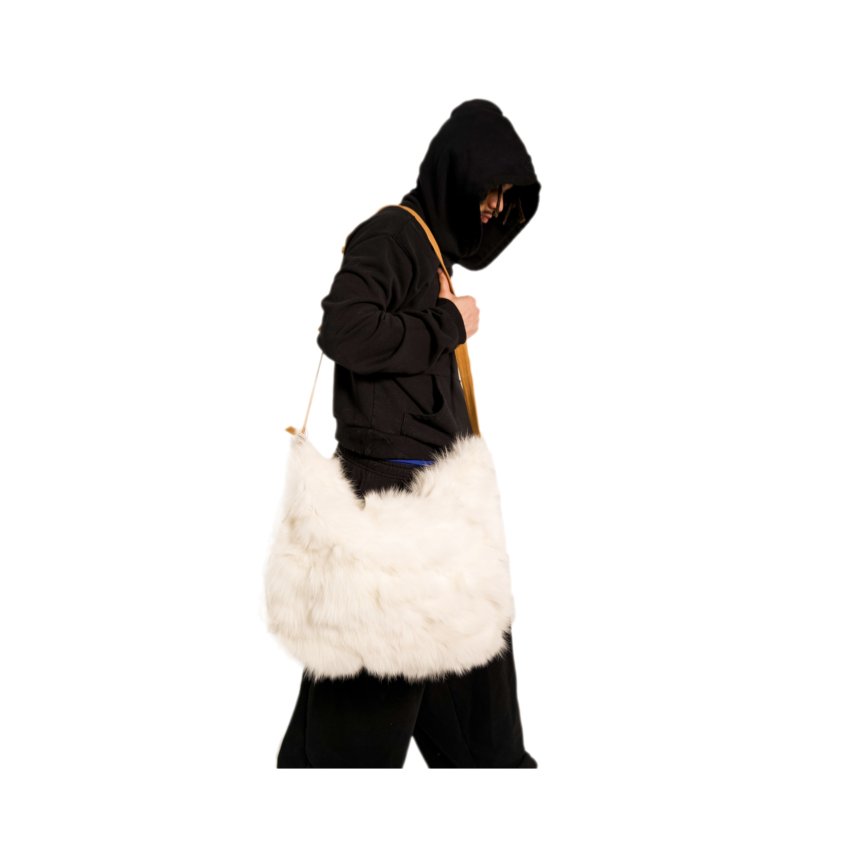 RABBIT SHOULDER BAG - WHITE
