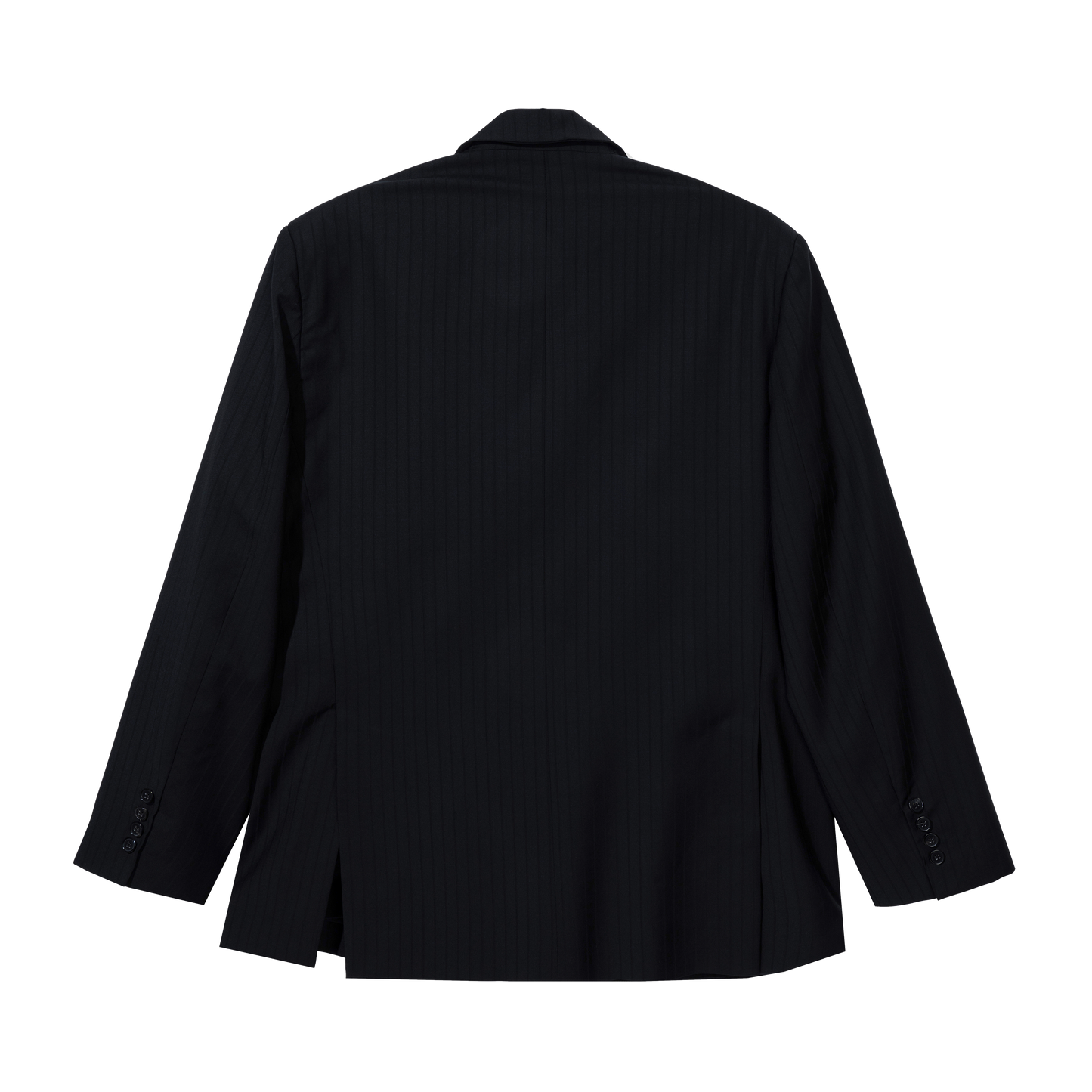BLACK on BLACK PINSTRIPE BLAZER