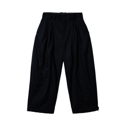BLACK w/ GREY PINSTRIPE TROUSERS