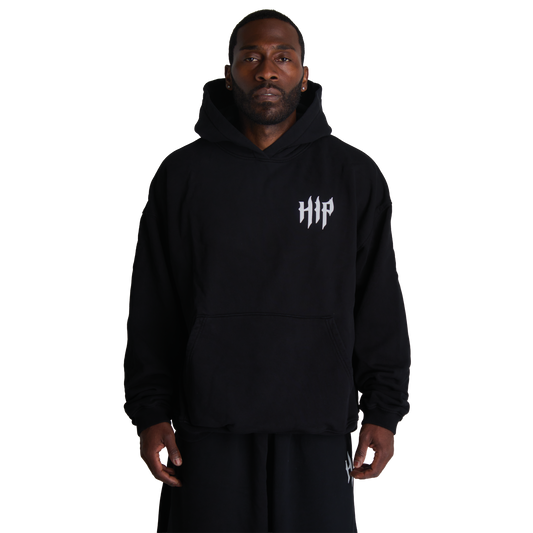 CORE GRUNGE HOODIE - NOIR