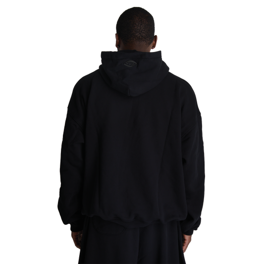 CORE GRUNGE HOODIE - NOIR