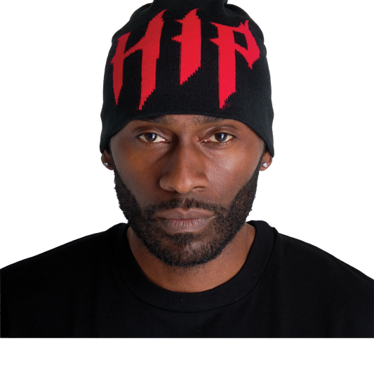 CORE GRUNGE TOQUE - NOIR/RED