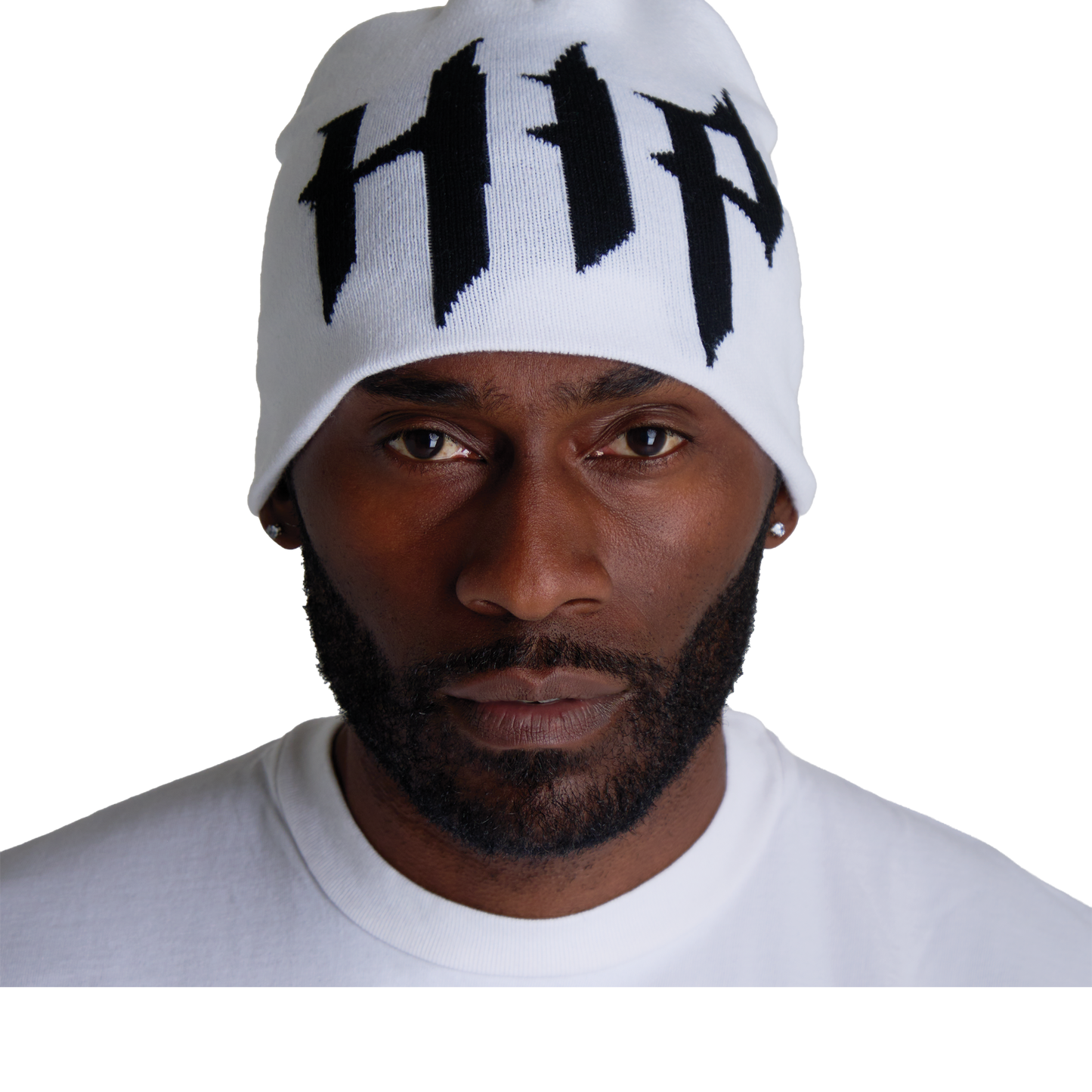 CORE GRUNGE TOQUE - WHITE/NOIR