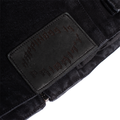 DENIM OTO RESU RACING JACKET - NOIR