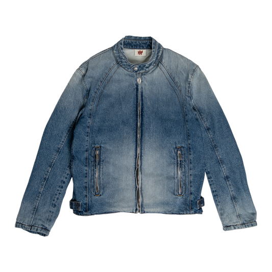 DENIM OTO RESU RACING JACKET - INDIGO BLUE