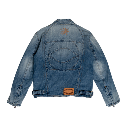 DENIM OTO RESU RACING JACKET - INDIGO BLUE
