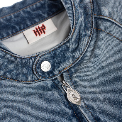 DENIM OTO RESU RACING JACKET - INDIGO BLUE