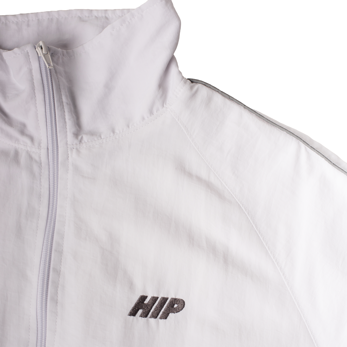 ACTIVE 3M NYLON TRACK JACKET - BLANCO