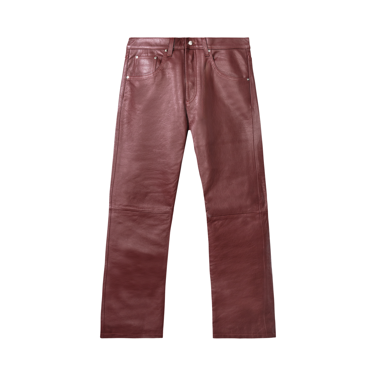 DD STRAIGHT LEG LEATHER PANTS