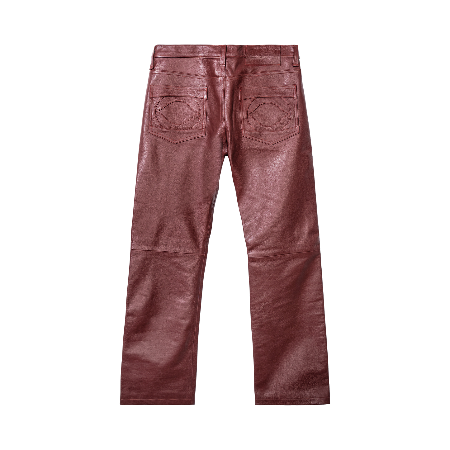 DD STRAIGHT LEG LEATHER PANTS