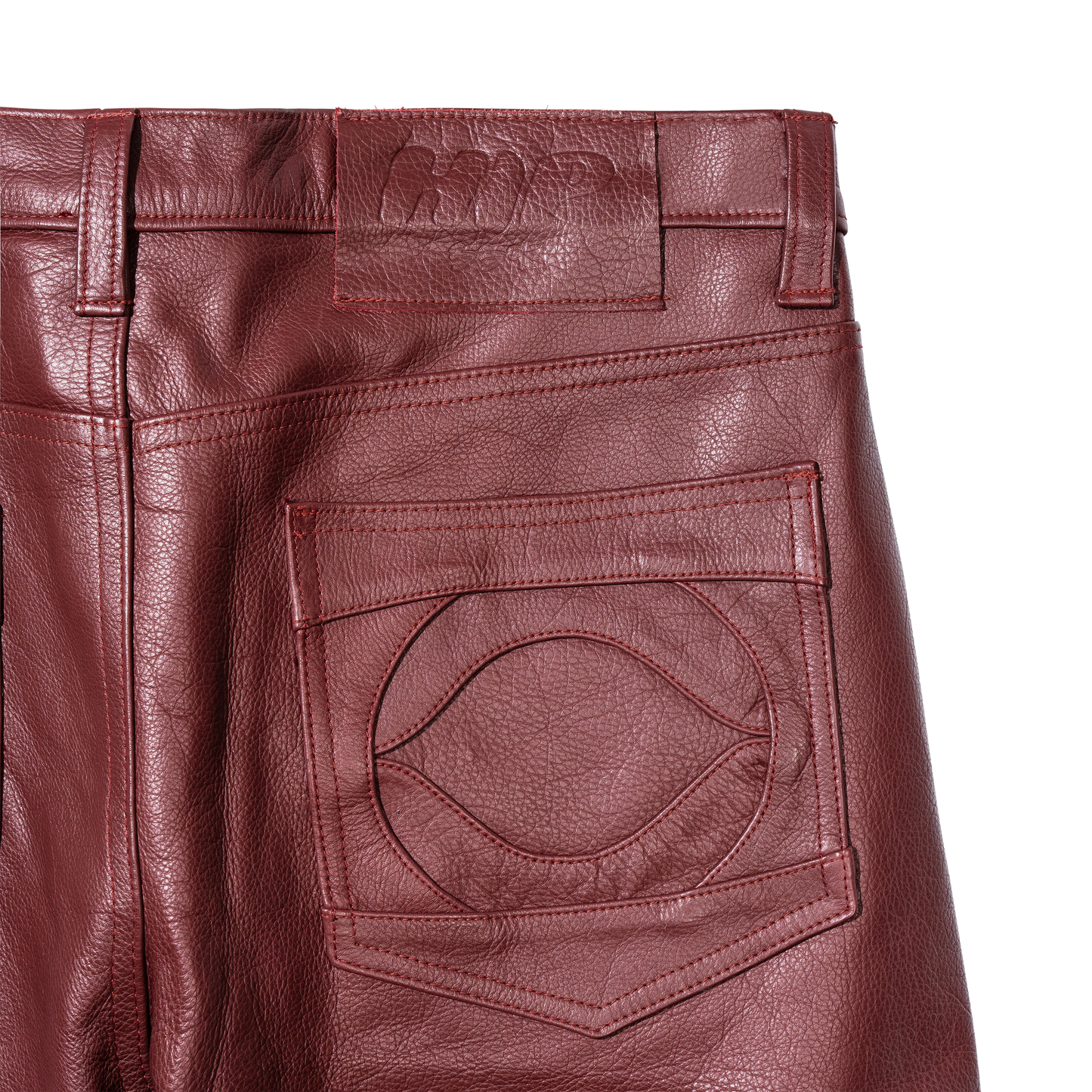 DD STRAIGHT LEG LEATHER PANTS