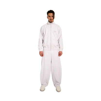 GLACE LEATHER TRACK PANTS