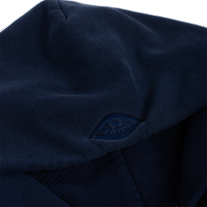 GRUNGE AMERICA ZIP HOODIE - VINTAGE BLUE