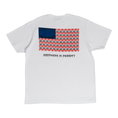 GRUNGE AMERICA TEE - BLANCO