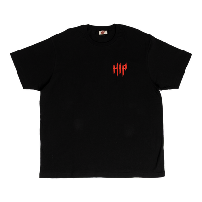 GRUNGE CORE TEE BLACK/RED