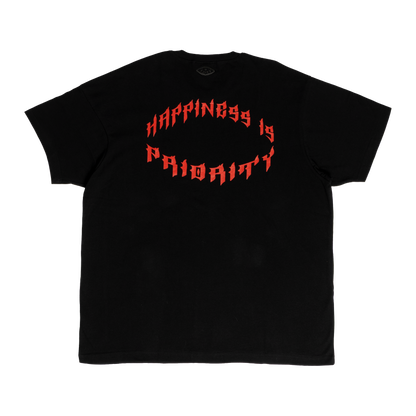 GRUNGE CORE TEE BLACK/RED
