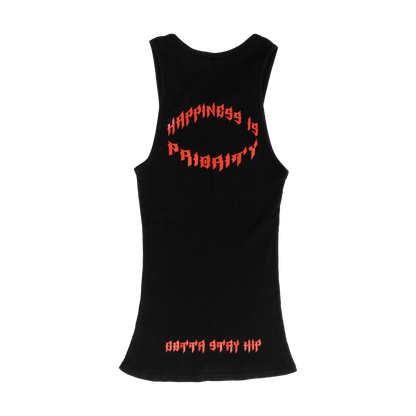 GRUNGE SLOGAN A SHIRT - NOIR
