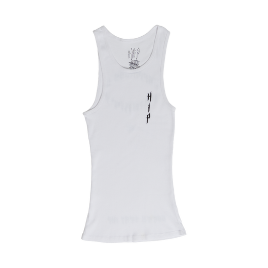 GRUNGE SLOGAN A SHIRT - BLANCO