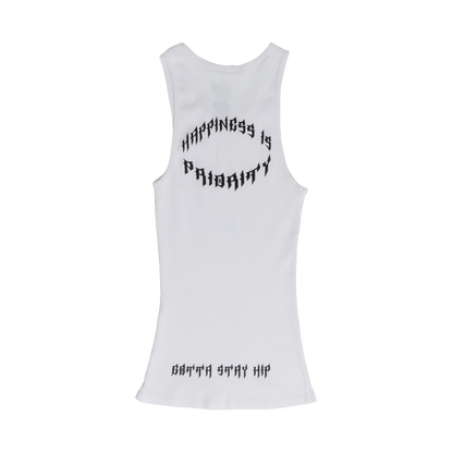 GRUNGE SLOGAN A SHIRT - BLANCO