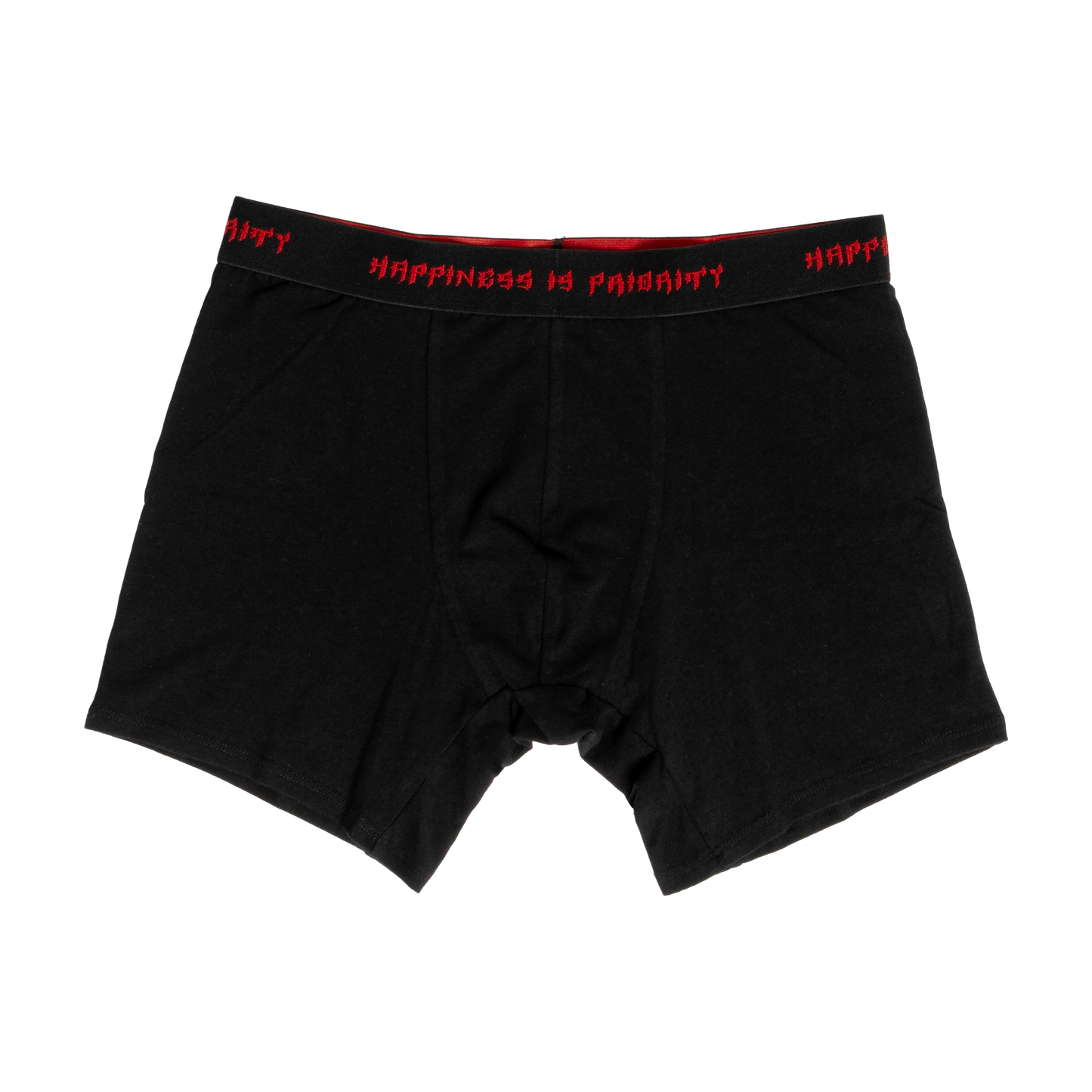 GRUNGE SLOGAN BOXERS - NOIR